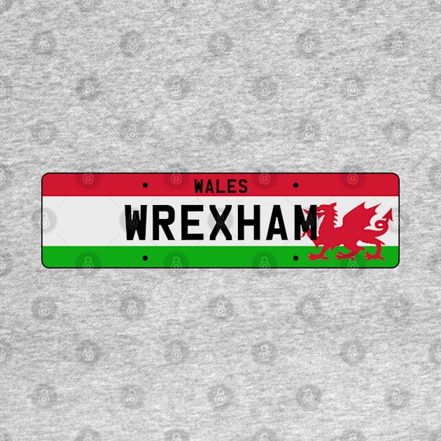 Wrexham License Plate by RAADesigns